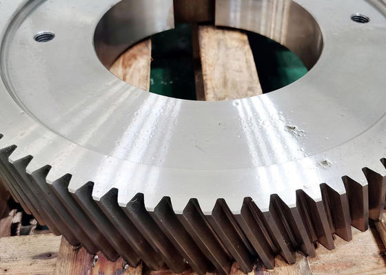 Carburiserende warmtebehandeling enkelspiraalversnellingsbak voor industriële versnellingsbak met 7 modules en 68 tanden