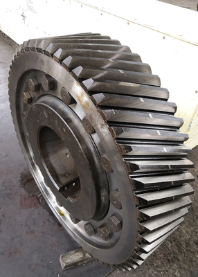 AISI 8620 Rechterhand enkel spiraalvormig tandwiel Geslepen cilindrische tandwielen