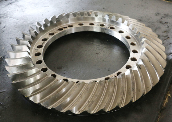 10 Module Gleason Type Spiraalvormige Kegeltandwiel Slijptandwiel Transmissietandwiel voor Precisie Machines en Marine Industrie