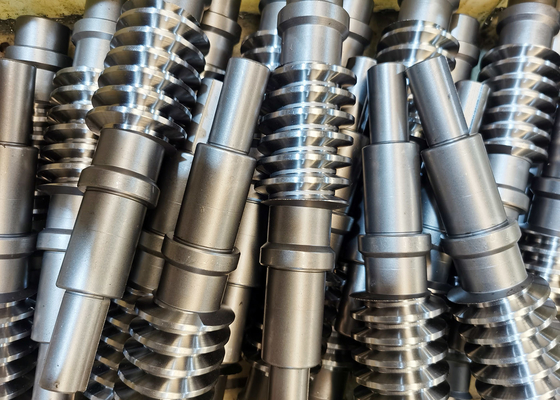 AISI 4140 Steel Worm Shaft en Worm Gear Set voor zware toepassingen
