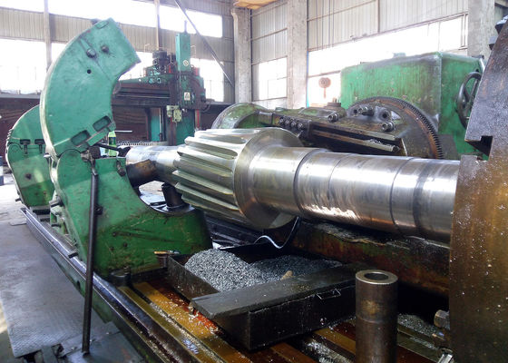 10 module SAE 4340 Schacht van de Staal de Spiraalvormige Pignon voor Op zwaar werk berekend Aandrijvingssysteem