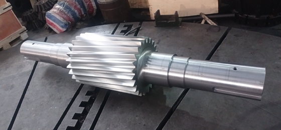 SAE 4340 stalen linker tandwielas DP 1,5 24T Hoek 5°