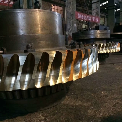 Hoog koppelvermogen worm as en worm gear voor het productieproces worm as slijpen