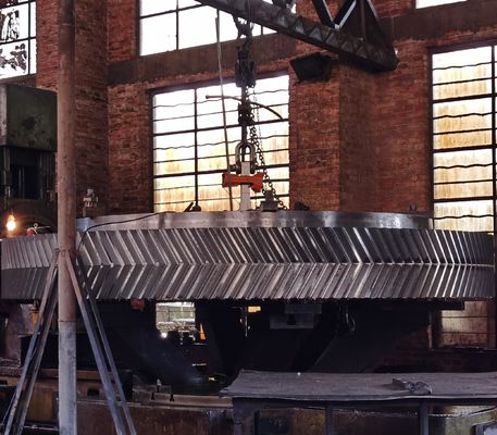 ISO 8-9 Grade Accuracy Herringbone Gears Aanpasbare Helix Hoek Voor Optimale Prestaties