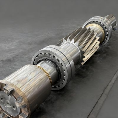 20CrMnTi ISO 6-klasse OEM-transmissieversnellingsas met cilindrisch type