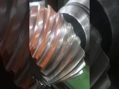 Rechterhand Spiraal Bevel Gear Shaft 6.5 Module 503mm Lengte