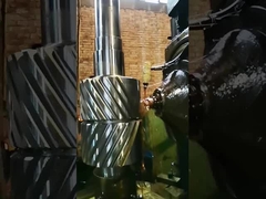 SAE 4340 Staal DP 1.5 24T Dubbele Spiraalvormige Tandwielas Voor Zware Toepassingen